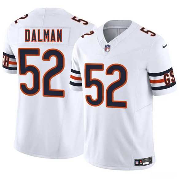 Men & Women & Youth Chicago Bears #52 Drew Dalman White 2025 F.U.S.E. Vapor Stitched Jersey